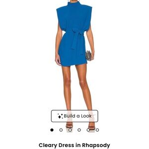 Elegant Blue Women's Dress